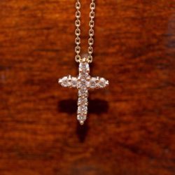 Diamond Baptism Cross Caputo Jewelers